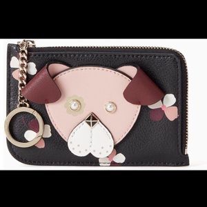 Kate Spade Floral Pup Card Holder